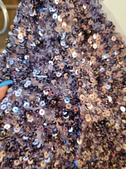 Rochie Orsay mov cu paiete si tull S-M