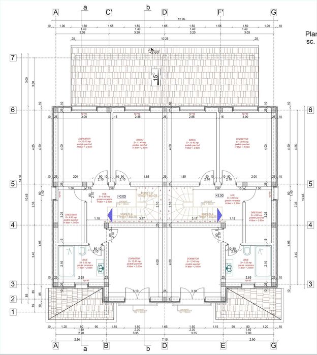Proprietar vand 1/2 duplex