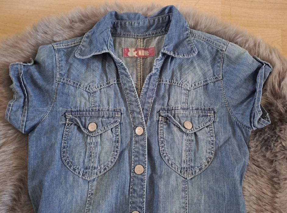 Дамски дънков елек, размер Xs