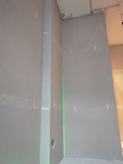 Штукатурка стен под маяк