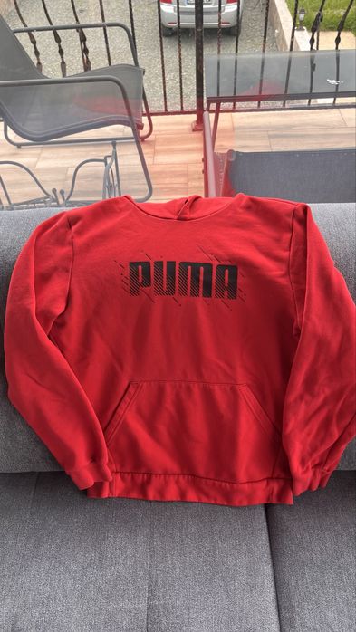 Червено худи на Puma