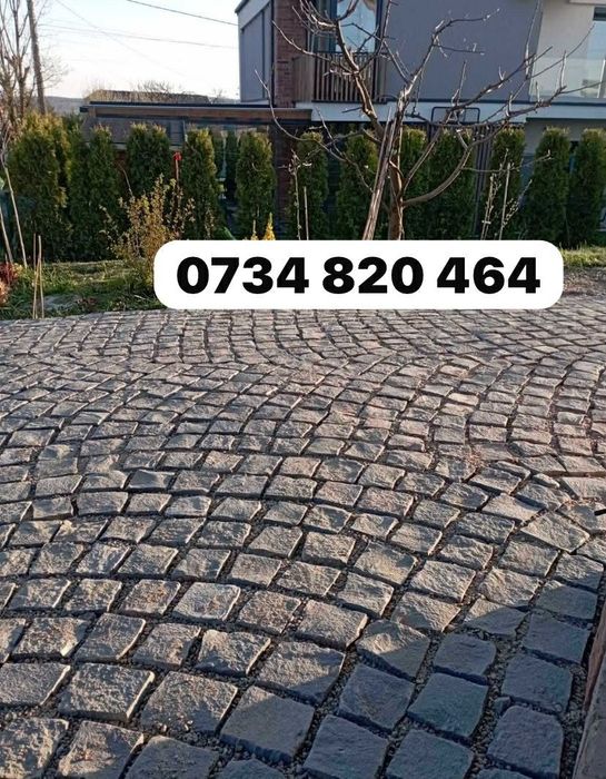 Vând si montez piatră cubica