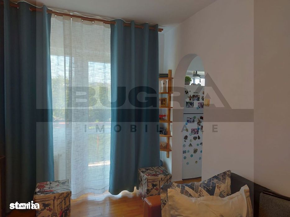Garsoniera, 24mp, balcon, etaj intermediar, zona Zorilor