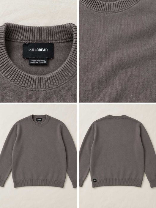 Сива мъжка блуза Pull&Bear
