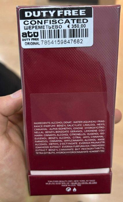 Tom Ford Lost Cherry 100ml ОРИГИНАЛ Duty Free Запечатан