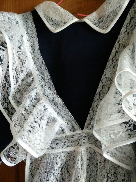 Платье школьное с фартуком