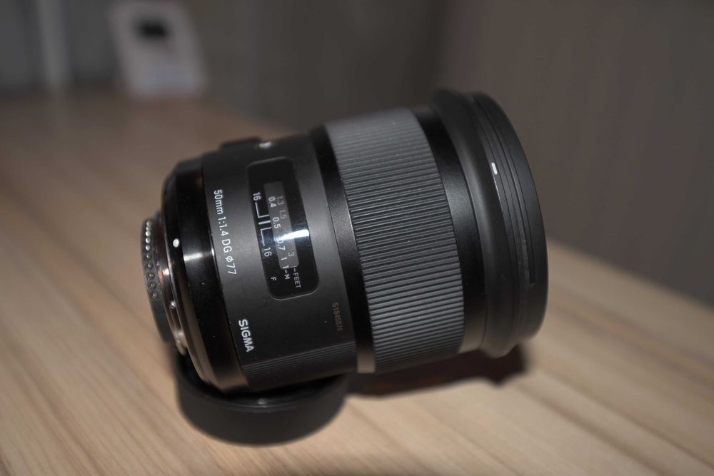 Obiectiv Sigma ART 50mm f1.4 DG ART - NIKON + SIGMA USB Dock