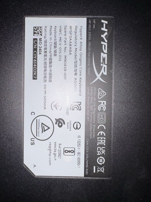 Tastatura hyperx mecanica