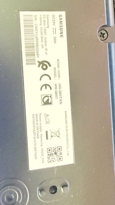 Soundbar Samsung HW-Q60T 5.1