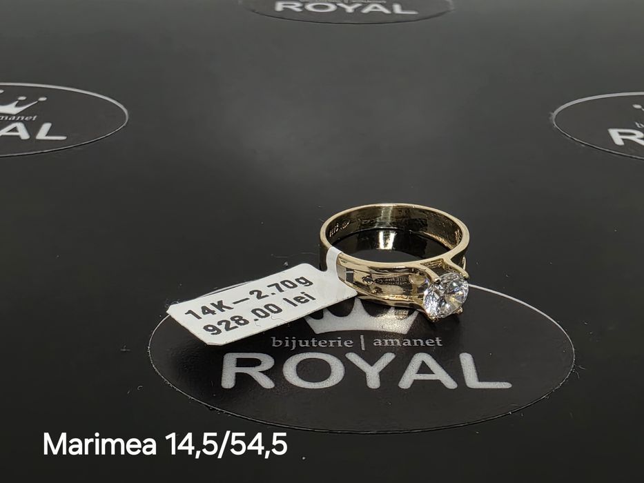 Bijuteria Royal: Inel aur 14k/2.70 gr