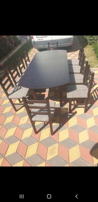 Scaune si mese din fag