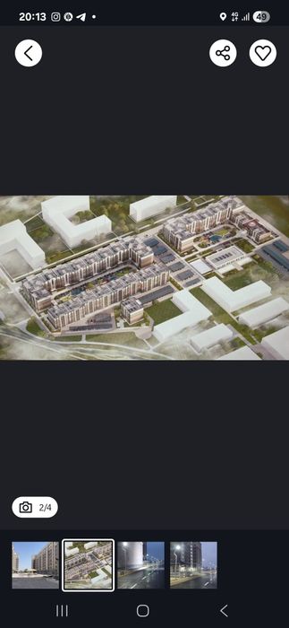 Magazin uchun kvartira 61+61 kv kv