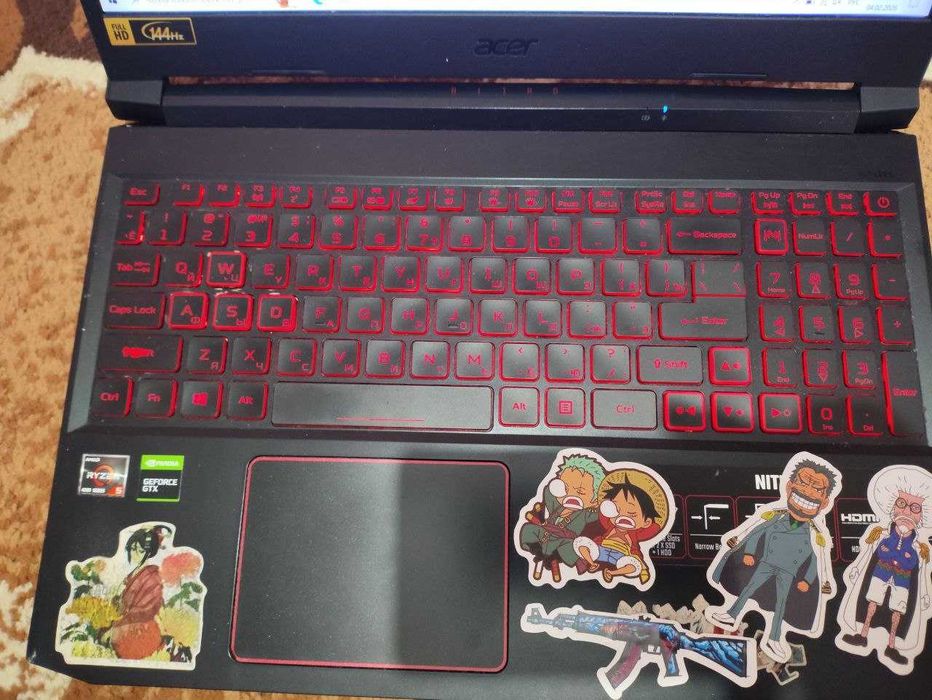 Acer Nitro 5 AN515-44 ноутбук R5 4600H GTX1650 экран 144Гц 8/512