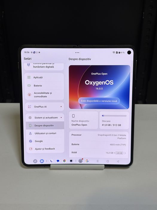 MDM vinde: OnePlus Open, 512GB, Emerald Dusk.
