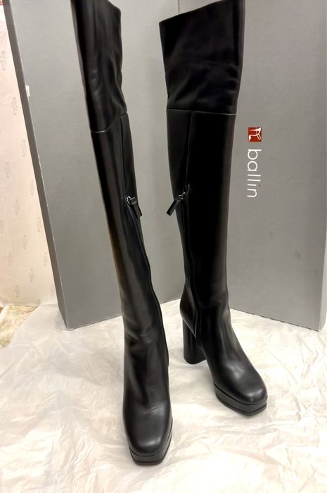 Женские итальянские брендовые ботфорты сапоги Ballin. Италия