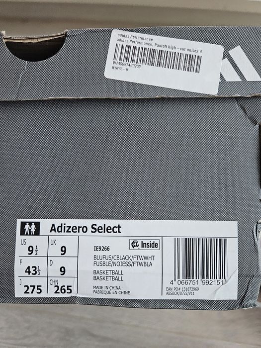 Adidas Adizero Select Basketball