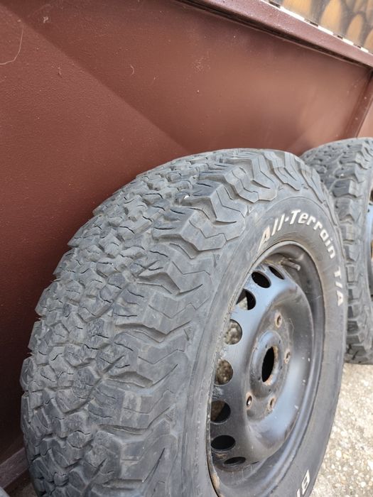 Set Roți Complete: Jante Tablă R16 Ford + Anvelope BFGoodrich All-Terrain T/A