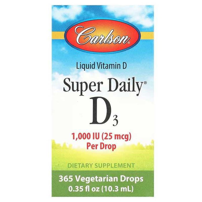 Carlson Super Daily D3 Д3 1000 IU 2000 IU