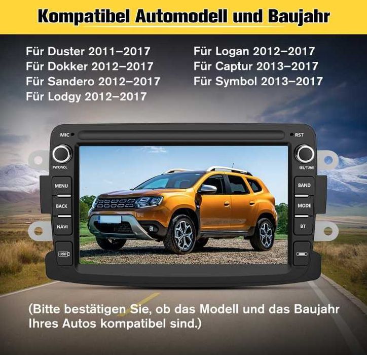 Junsun Android Автомобилна Мултимедия 7" - CarPlay, Android Auto, Bluetooth, WiFi