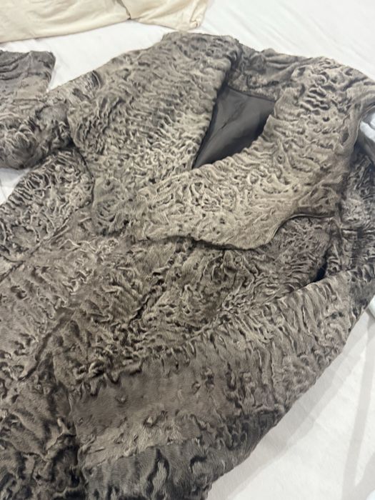 Шуба каракуль натуральная размер S-M