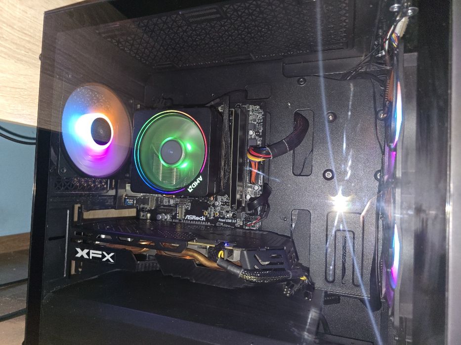 PC Gaming Budget – Ryzen 5 2600 | RX 580 8GB (Mentenanță Full) | 16GB