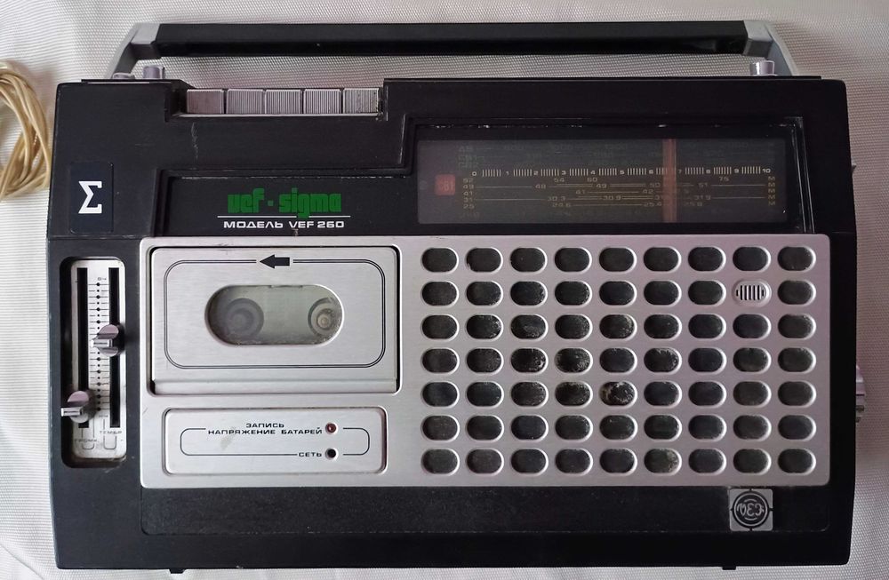 Radio casetofon VEF SIGMA 260