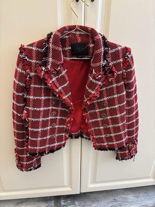 Sacou din tweed Zara M
