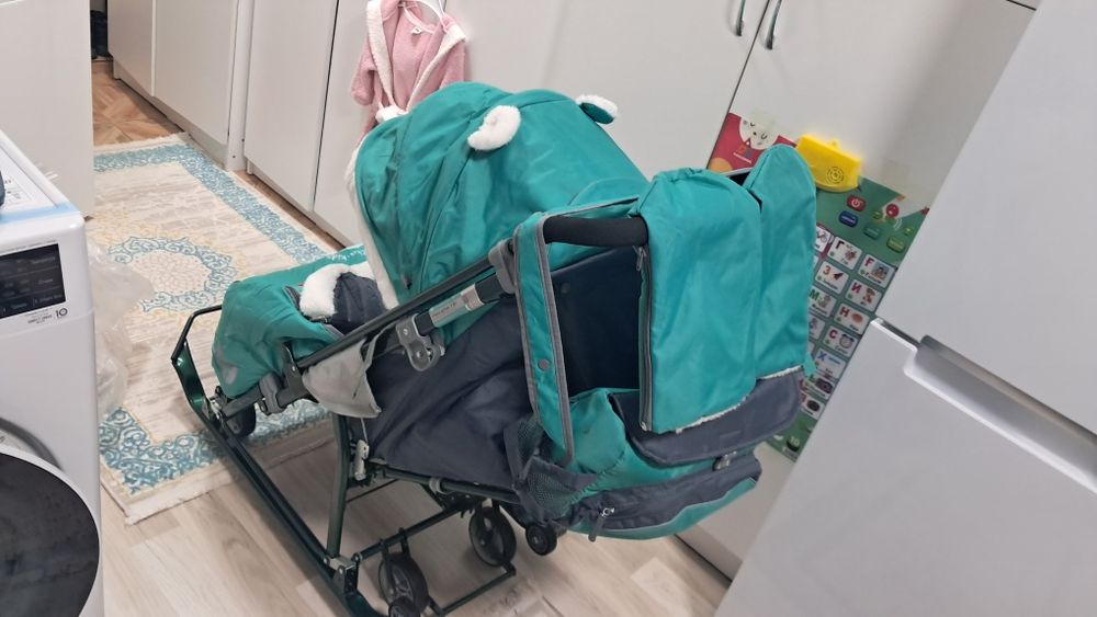 Продам санки коляску ника