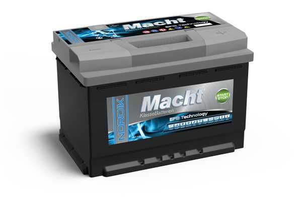 Baterie auto 80Ah 740A 12V Macht Nordik EFB StartStop