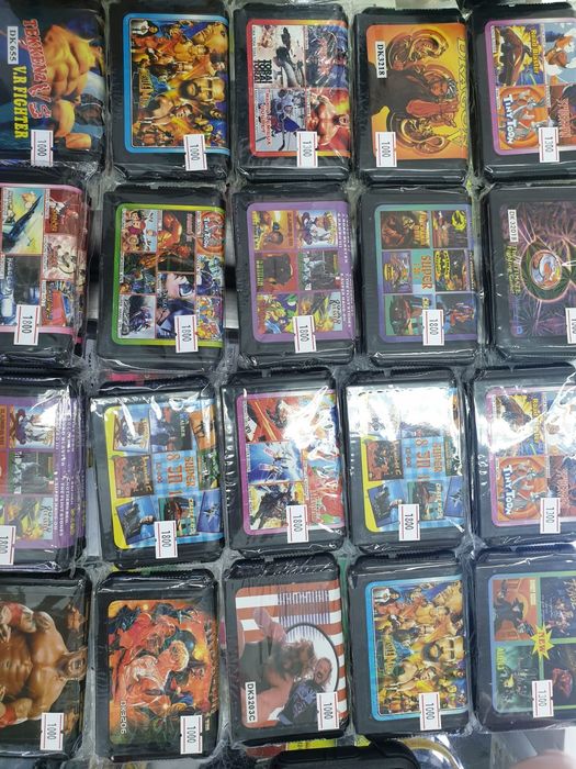 Кассета на сегу разные виды