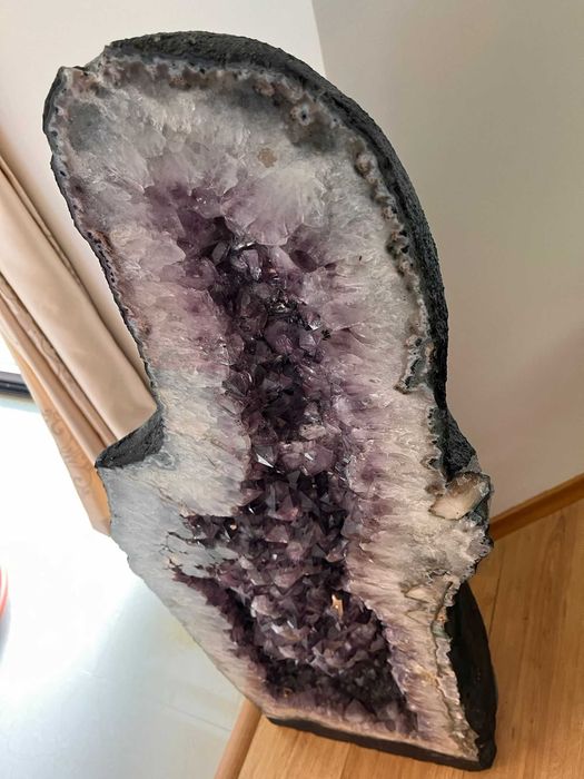 Geodă ametist gigant 112 cm - Piesă premium decor/Feng Shui - 200 kg
