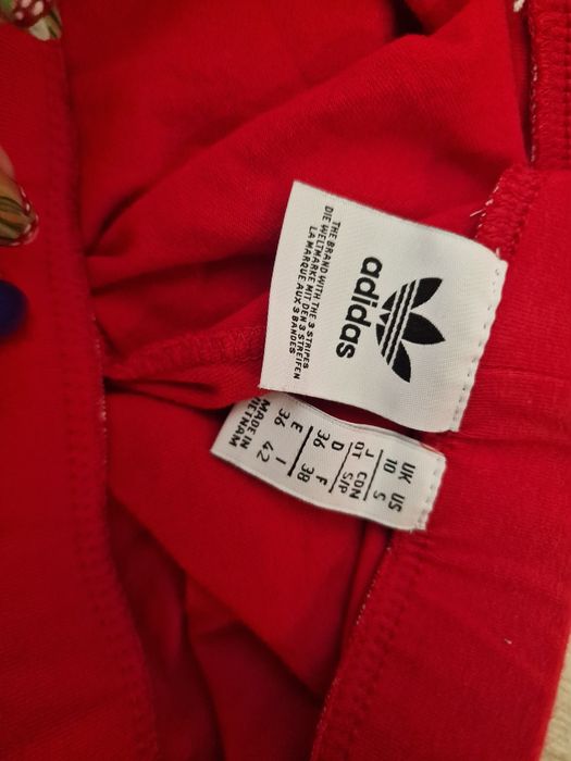 Adidas клин и потник в червено