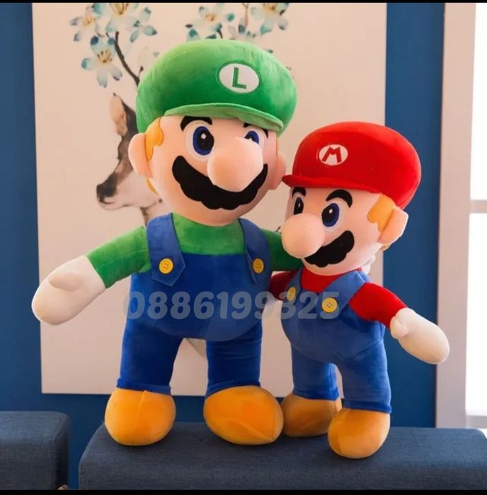 Голяма Плюшена играчка Супер Марио Super Mario 100см