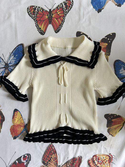 Вязаный топ, кофта