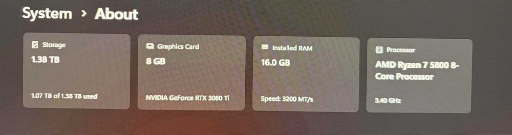 PC Gaming Lenovo Legion T5 - Ryzen 7 5800, RTX 3060 Ti