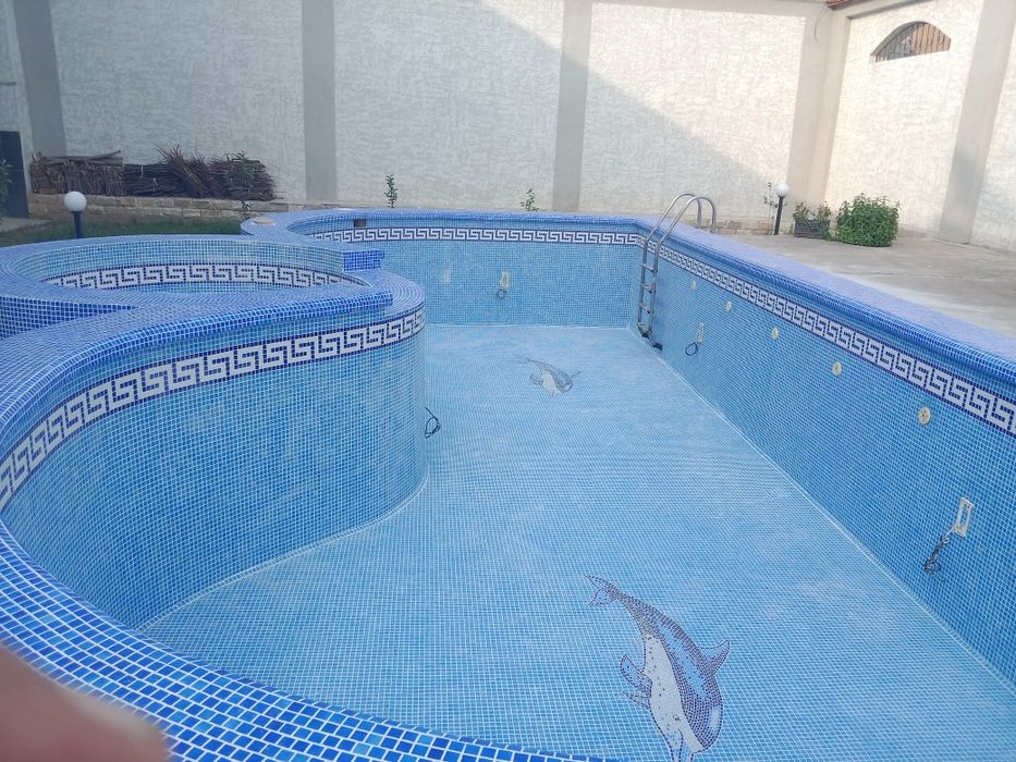 Ремонт бассейнов Реставрация майолика  . Химчистка мойка фуга