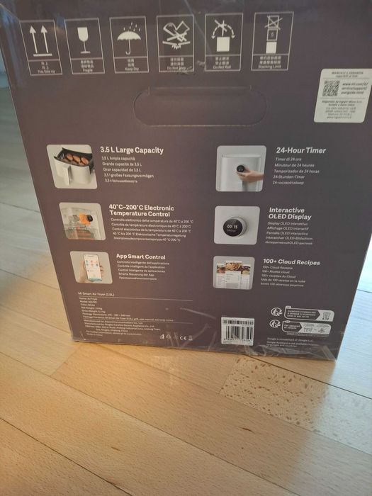 Friteuza fara ulei Xiaomi Mi Smart Air Fryer BHR4849EU, 3.5L, Alb
