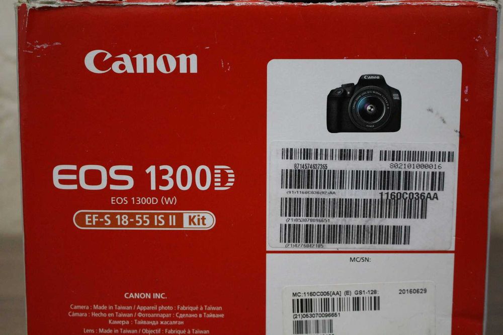Фотоаппарат Canon EOS 1300D