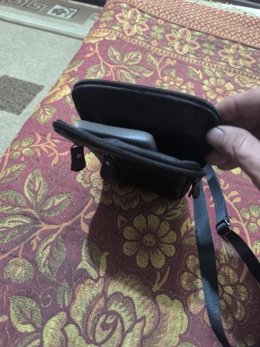 Барсетка кожанный