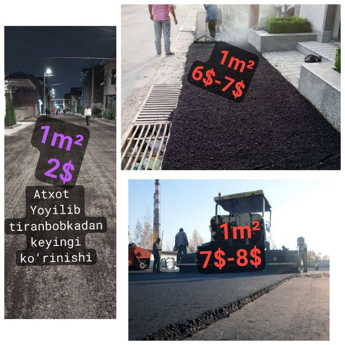 Asfaltlash xizmatlari