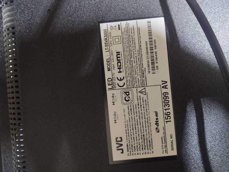 JVC плазма за части