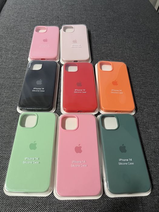  Силиконов Кейс Apple Case iPhone 16,16pro,15,15 Pro,14,13,13 Pro