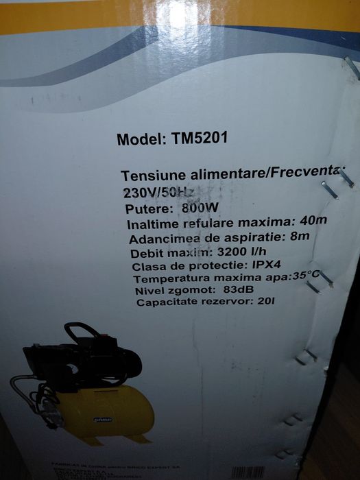 Hidrofor apa 800w 20 litrii