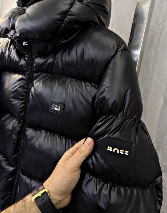 Мъжко зимно яке в черен цвят