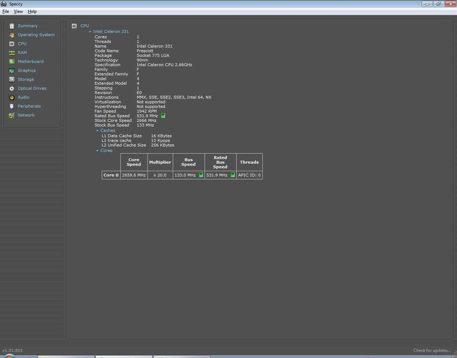 Компютър HP dc7600 ultra-slim desktop