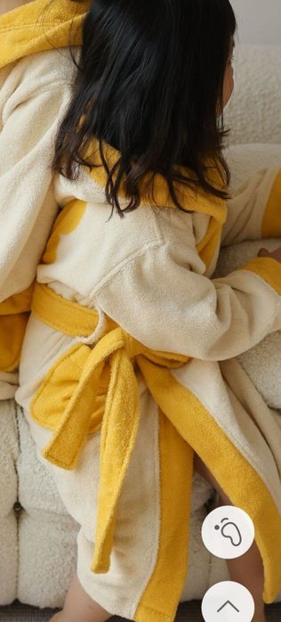 Детский махровый халат 110 см