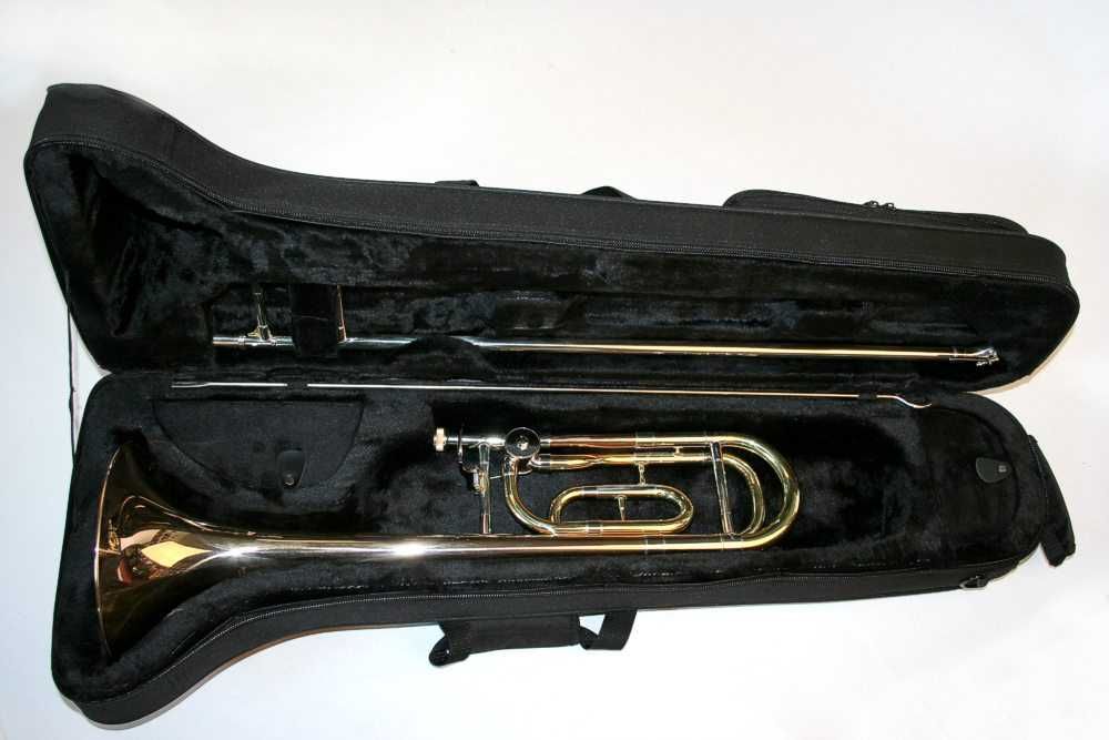 Trombon Konzert Bb/F Quartventil Goldmessing 215 Karl Glaser
