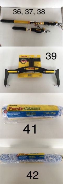 PAVAN и PURDY маламашки, шпатули и четки