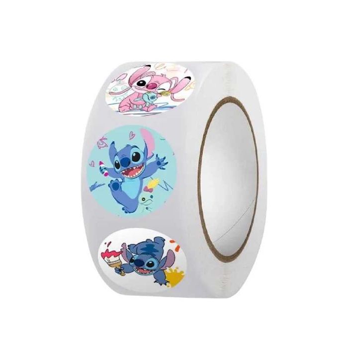 Стикери Стич 500бр, стикери Stitch, лепенки Стич