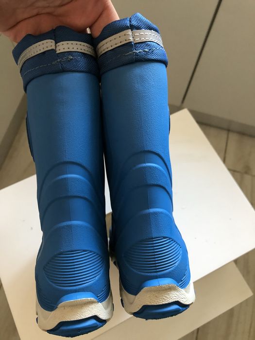Cizme de ploaie/cauciuc, captusite cald, marimea 28/29